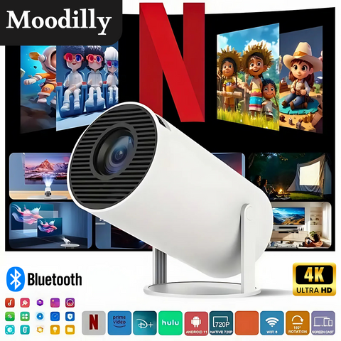 Mini 4K Hjemmekino-projektor